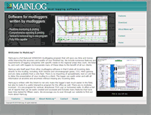 Tablet Screenshot of mainlog.com